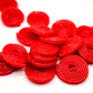 Red Strawberry Licorice Wheels - 2 lbs of Bulk Fresh Sweet Licorice. Approximately 80 Wheels Per Bag