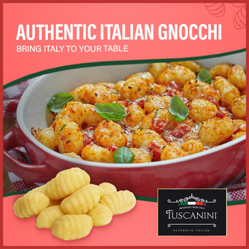 Tuscanini Gluten Free Potato Gnocchi, 16Oz (2 Pack) | Imported From Italy, Low Fat, Ready In Minutes