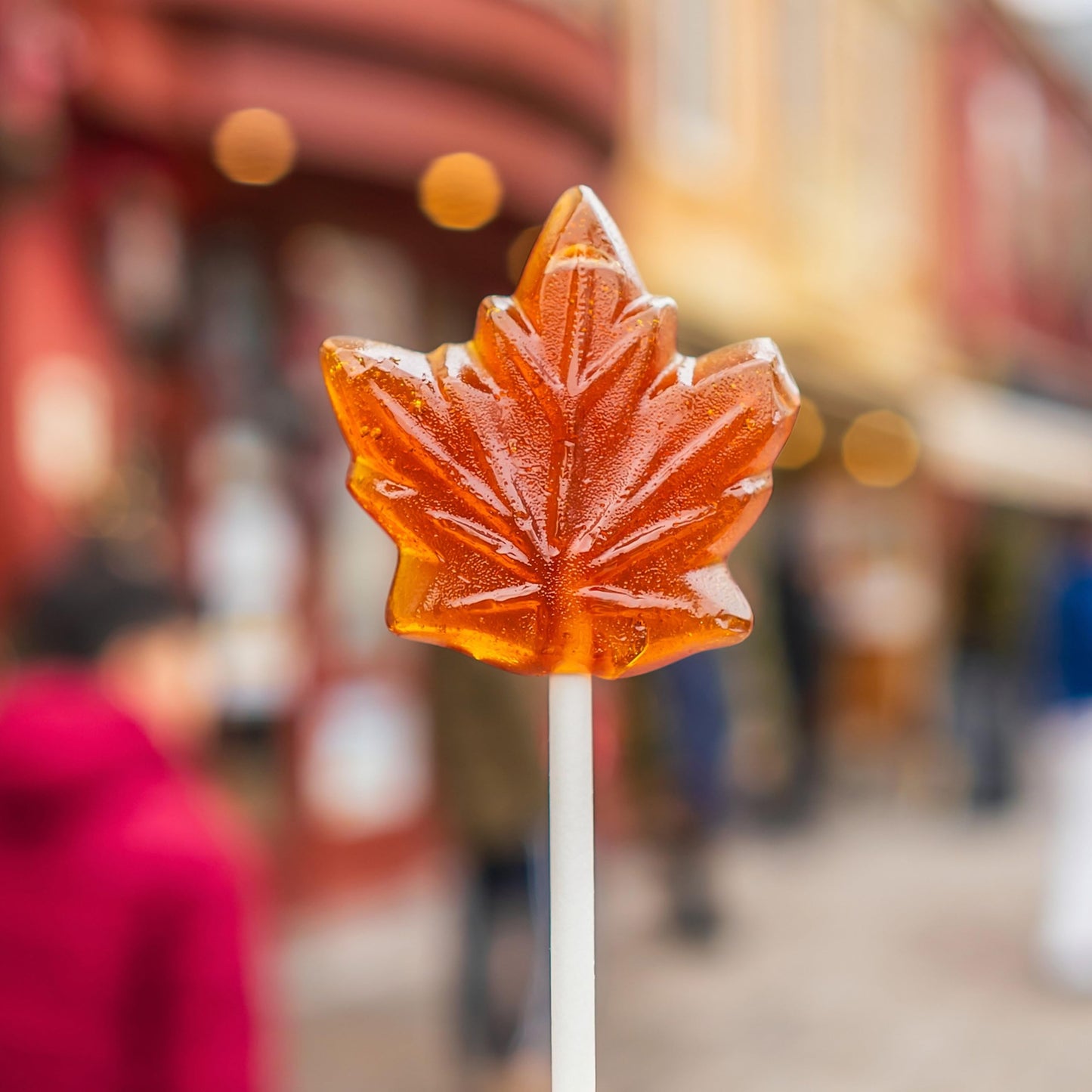 Yupik Maple Leaf Hard Candies With Pure Maple Syrup, 2.2 Lb, Individually Wrapped, Made In Canada, Authentic Flavor, Sweet Candy