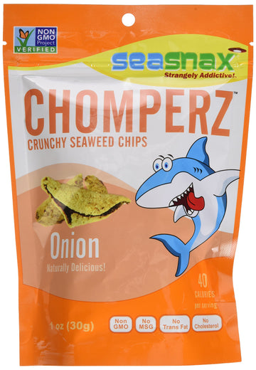 Seasnax Chomperz Onion Seaweed Snack 1 Oz