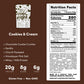 Oats Overnight Cookies & Cream Overnight Oats, 20g Protein, Gluten Free, 2.7 oz (Pack of 8)