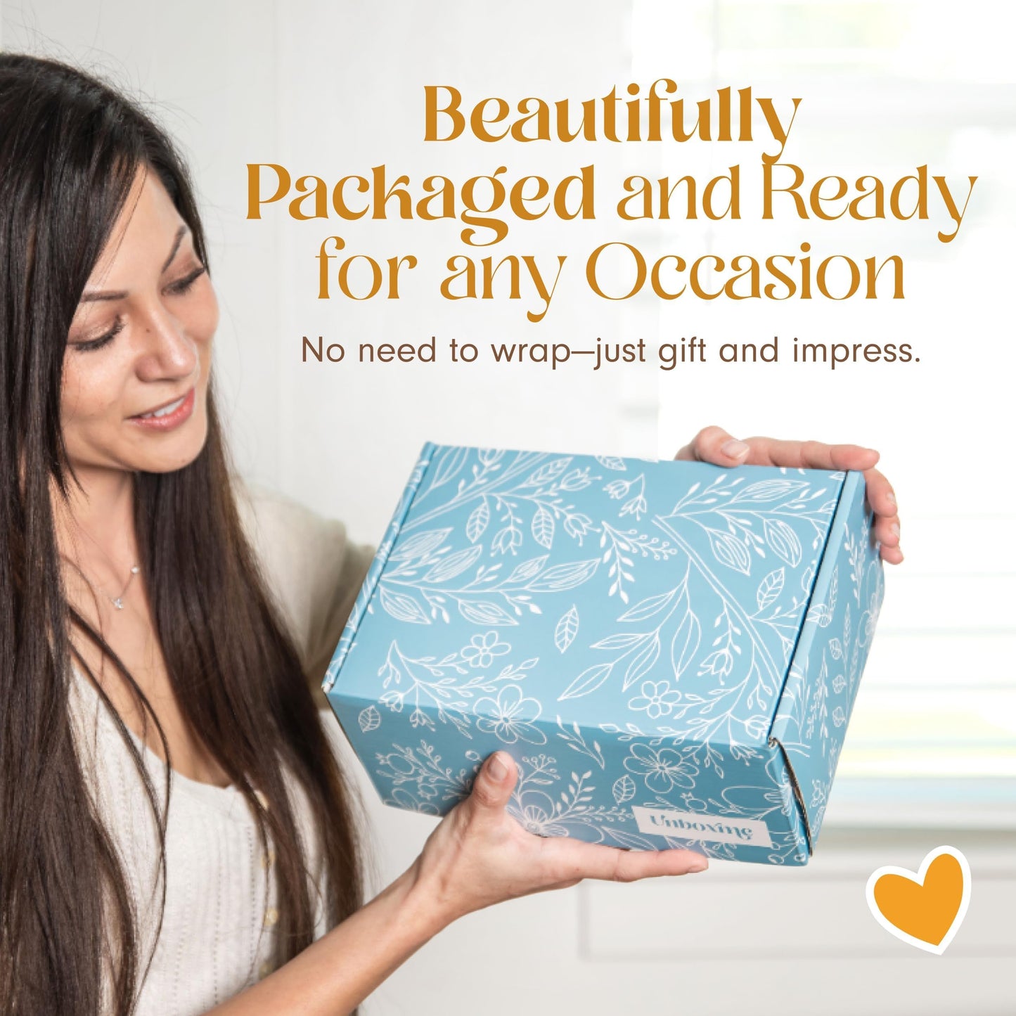 Unboxme Sunshine Gift For Women | Self Care Package With Organic Herbal Tea, Fluffy Cloud Socks, Ceramic Mug, Citrus Bath   , Beeswax Lip Balm, A Fun Floral Scrunchie + A Sending Hugs Card
