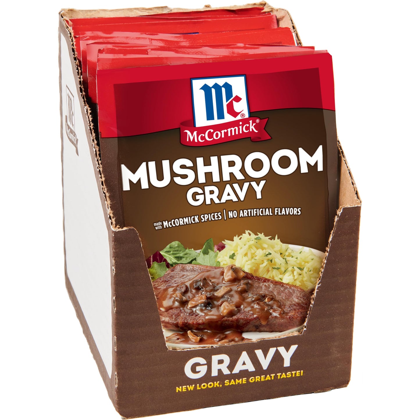 McCormick Mushroom Gravy Mix, 0.75 oz, Pack of 12, Model 10052100090204