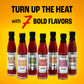 The Good Hurt Fuego, Hot Sauce Sampler Gift Set, Includes 7 Bottles In Exotic Flavors, Hot Sauce Variety Pack With Habanero, Ghost Pepper, Smoky Spirit-Inspired Flavor, Great For Men, Holiday Or Christmas Gift Idea