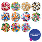 Decopac Rainbow Party Fusion Mix Sprinkles, 26Oz, Shaped Candy Sprinkles In Handheld Container, Magical Edible Decorations For C