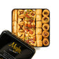 Mughe Gourmet Luxury Baklava Pastry Metal Gift Box - 1.65lb/750g - Rich Pistachios, Walnuts, Cashews Double Layered Halal Baklaw