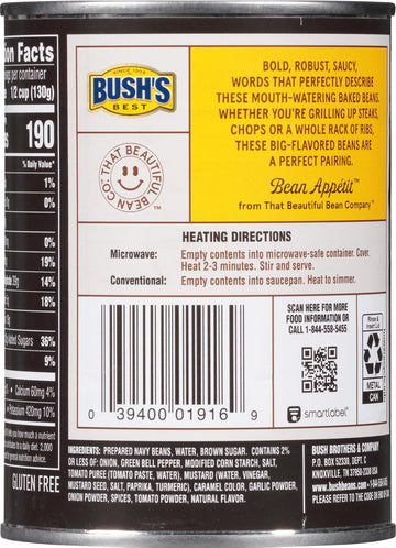 Bush'S Steakhouse Recipe Grillin' Beans, 22 Oz (Pack Of 3)