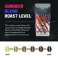 Warpath Coffee Medium Roast Ground Coffee, Summer Blend, High Caffeine, Extra Strong Roasted 100% Arabica Coffee Ground Beans, Caribbean Inspired Blue Mountain Blend, Created By Navy Seals, 12Oz