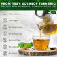 FreshDrinkUS  enhanced 60 Soursop Turmeric Tea Bags  100% Natural  Blend of Soursop Leaves  and Turmeric Root. Made with Natural Material Tea Bags. No Sugar  Vegan.