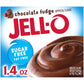 Jell-O Chocolate Fudge Instant Pudding & Pie Filling Mix, Sugar Free & Fat Free, 1.4 oz Box, Pack of 24