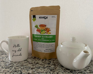 CARROT & CELERY with GINGER, JAVA TURMERIC & LIME tea 30 bags