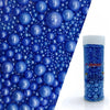Edible Royal Blue Sugar Pearls Sprinkles Candy Mix Size Pearls Cake Decorations Cupcake Toppers Decorating Perfect for Wedding P