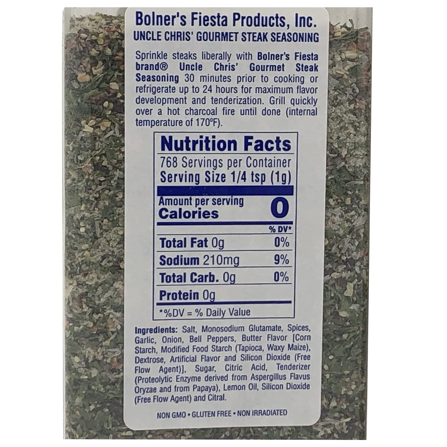 Bolners Fiesta Gourmet Steak Seasoning, Set of 2, 20-Ounce Each, 48 Ounce Total