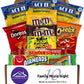 Movie Candy Popcorn Snacks Basket - Movie Night Supplies - Snack Box Care Package Gift Baskets - Binge Watching - Date Night - F