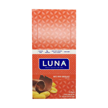 Clif, Bar Luna Nutz Over Chocolate, 1.69 Ounce, 15 Pack