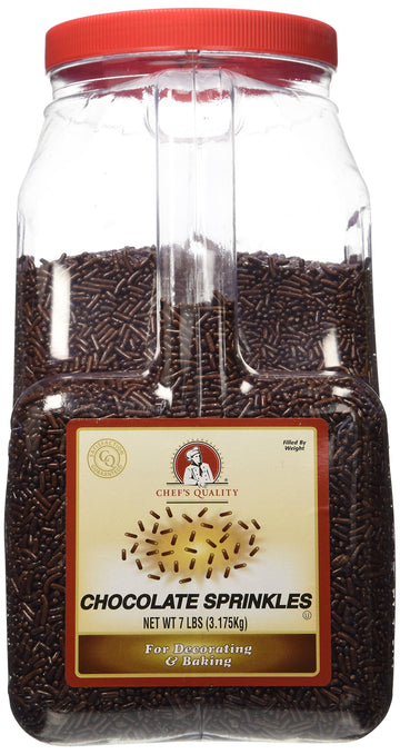 Chef'S Quality Chocolate Sprinkles, 7 Lb.