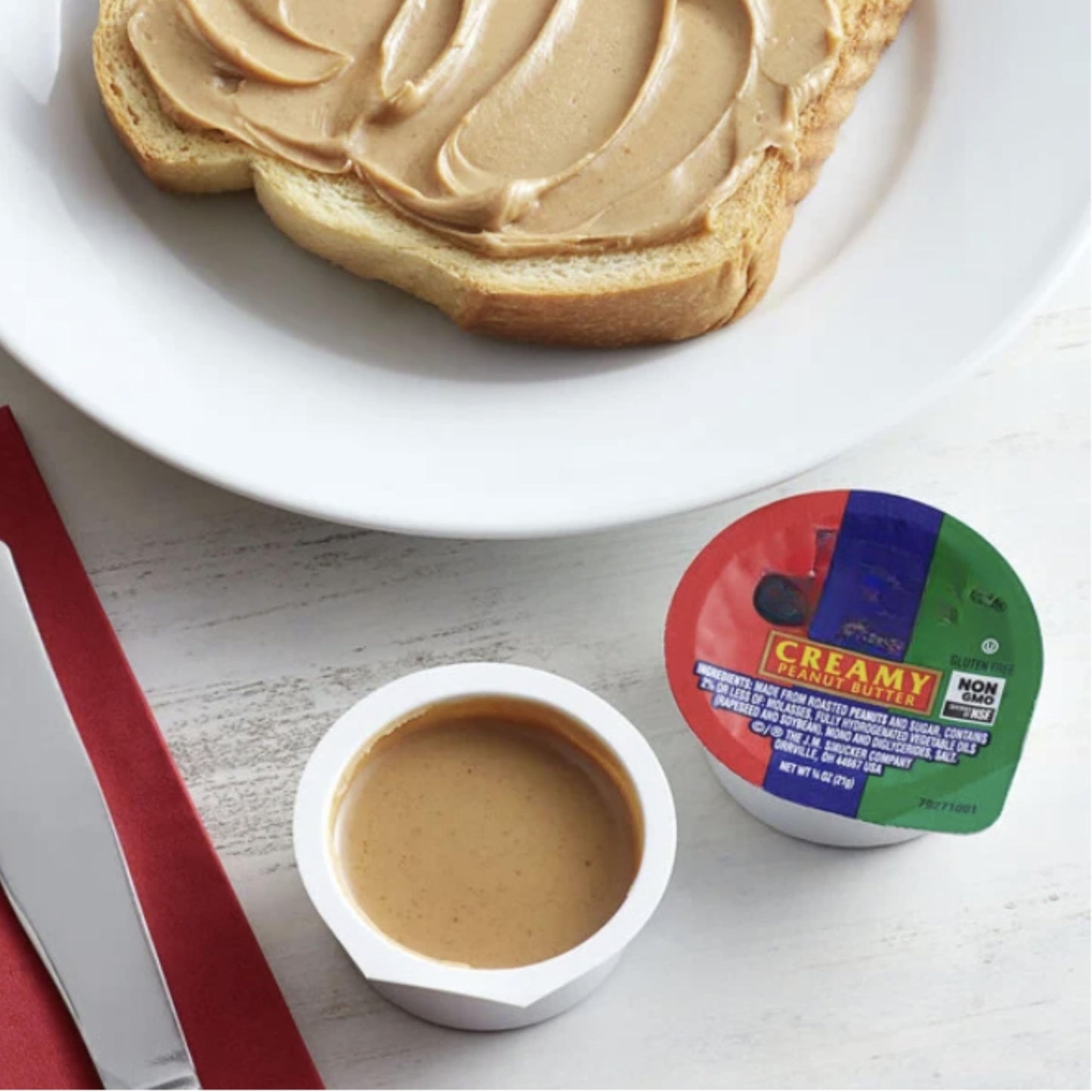Creamy Peanut Butter Snacks: 20 Count of Convenient 3/4 oz Portions for On-the-Go Deliciousness - Perfect for School, Work, or A