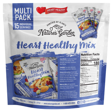 Nature'S Garden Heart Healthy Mix Single Serve - 18 Ounce (1.2 Ounce X 15 Count)
