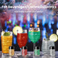 5 Colors Christmas Edible Glitter Set, Edible Glitter for Drinks, Luster Dust Shimmer Powder for Cakes, Cocktails, Beverages, St