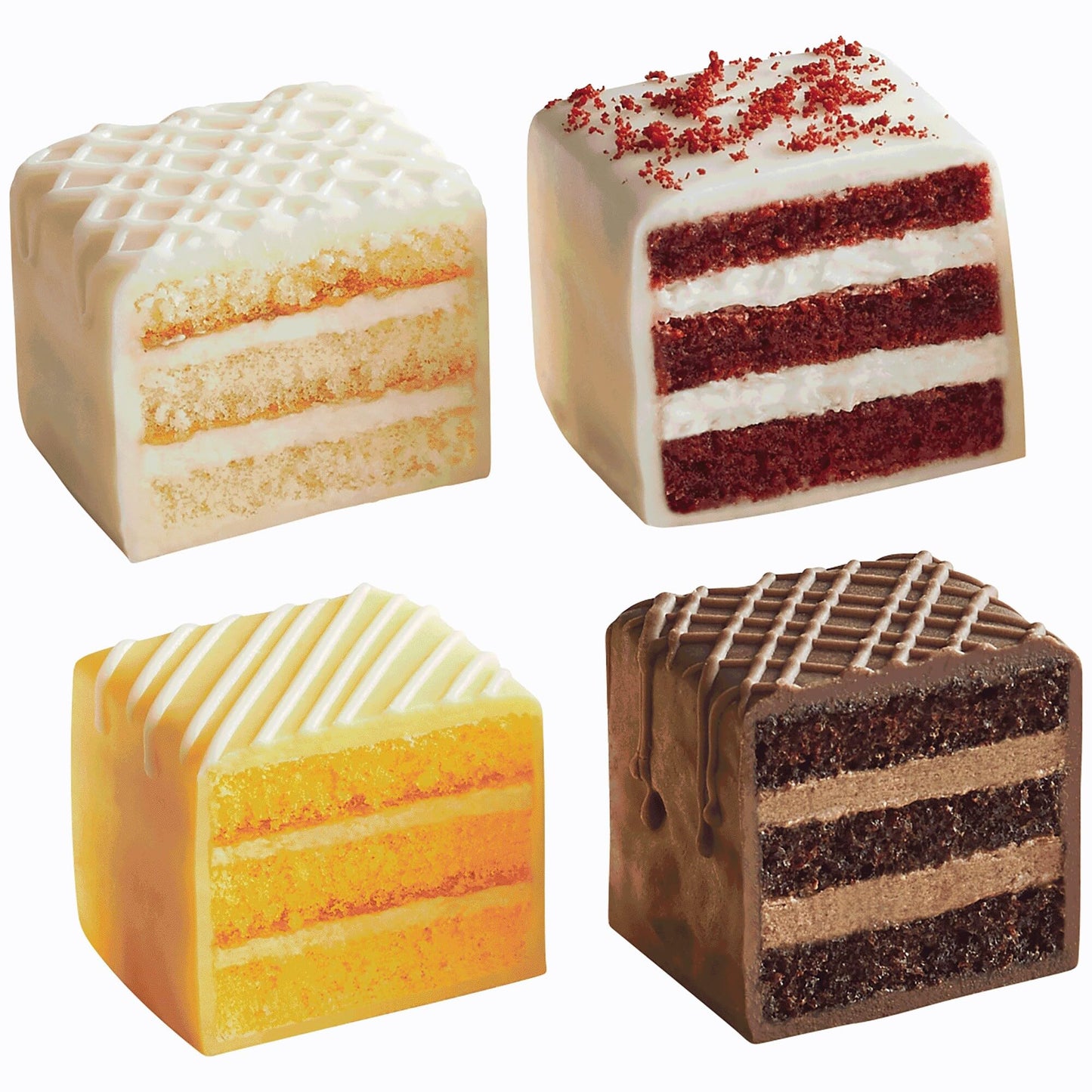 The Swiss Colony 12-pc. Celebration Cake Sampler, Gourmet Petit Fours, 9.25 oz. Assorted Layer Cakes, Perfect for Special Occasions