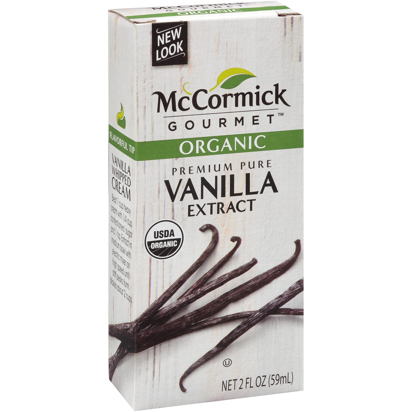 McCormick Gourmet Organic Vanilla Extract, 2 fl oz, Premium Pure, Model 900029006