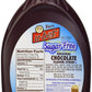 FOXS U-BET Sugar Free Chocolate Flavor Syrup, 18 oz, 1.12 lb, Original