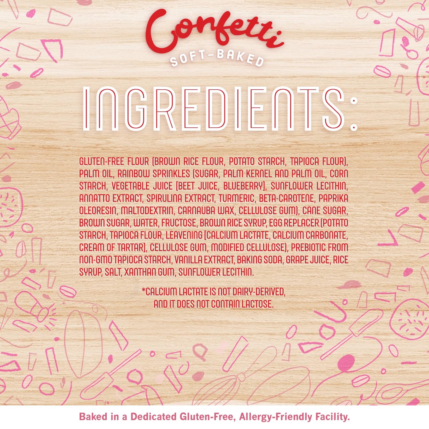 CYBELES FREE TO EAT Gluten-Free & Vegan Cookies - Soft-Baked Snack, 6 oz Pack of 6, Multicolored, Dairy, Soy, & Nut Free