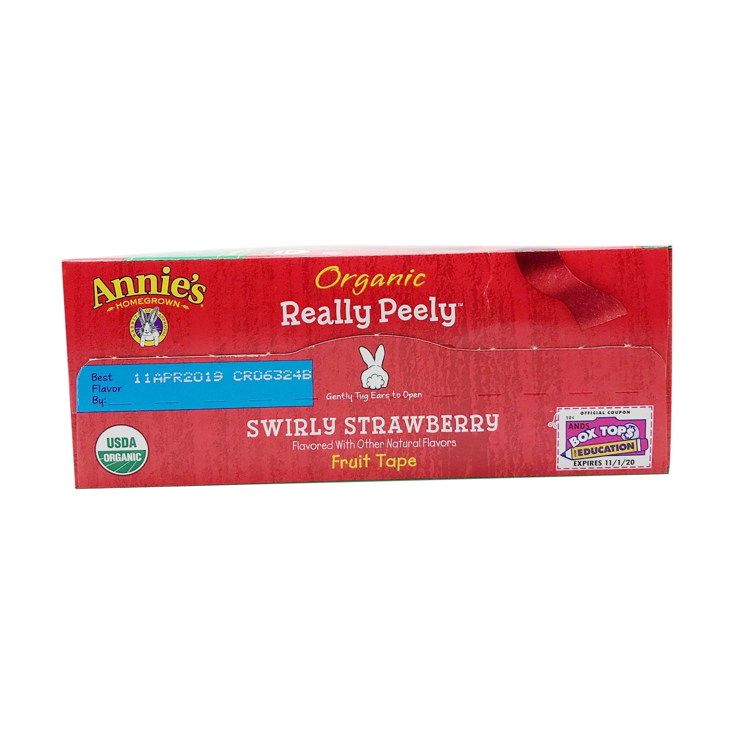 Annie'S Homegrown Organic Swirly Strawberry Fruit Tape, 4.5 Oz