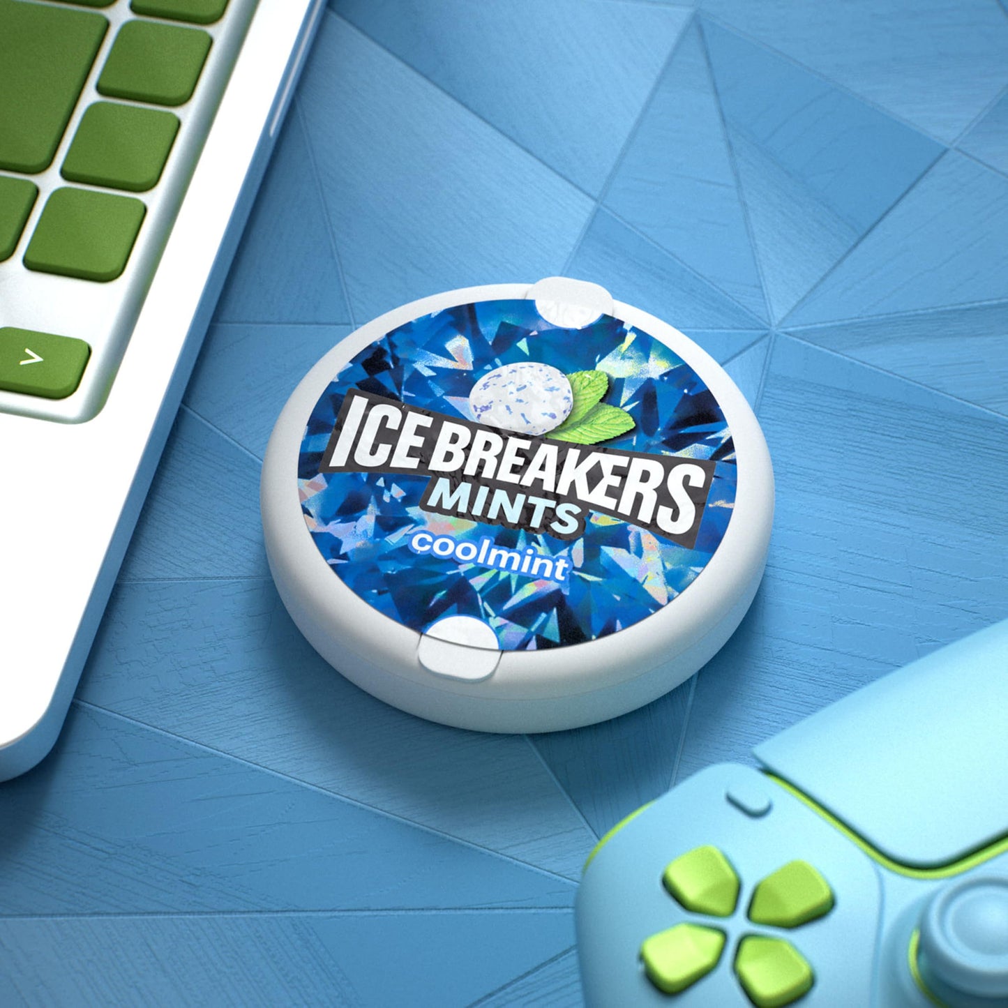 ICE BREAKERS Cool Mint Sugar Free Mints Tin, 1.5 oz