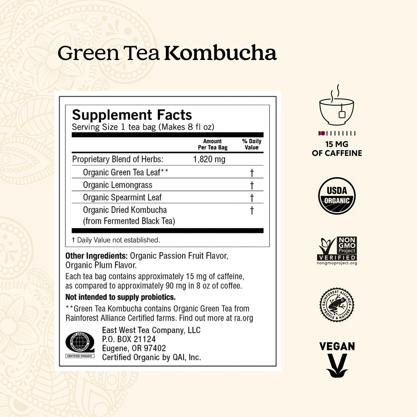 YOGI TEA Green Tea Variety Pack - 16 Tea Bags (4 Pack) - Organic Caffeinated Sampler
