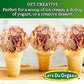Lets Do Organic Ice Cream Cones - Sugar Cones for Ice Cream, Mini Ice Cream Cones, Ice Cream Cups, Crispy Cones, Mini Cake Cones