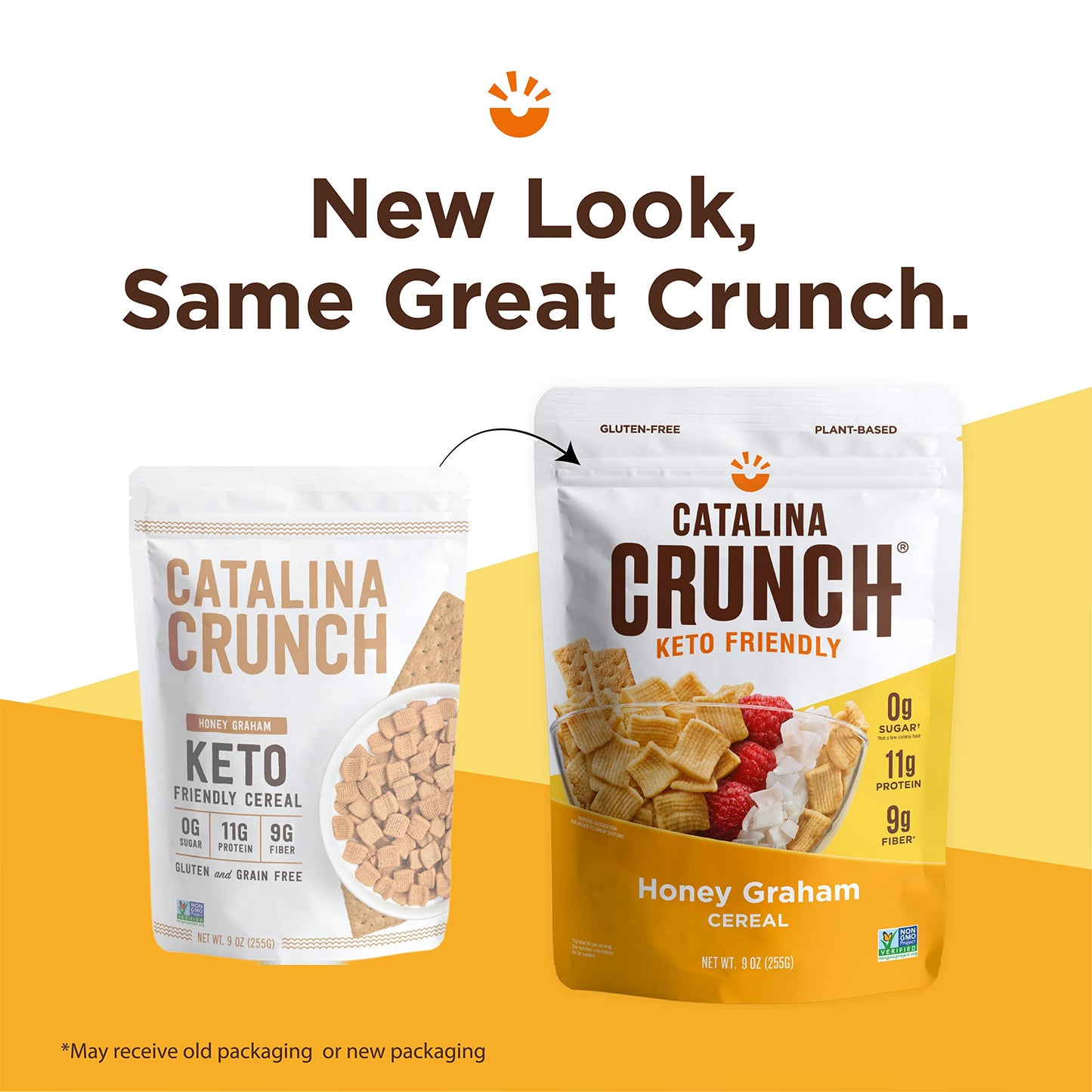 Catalina Crunch Protein Cereal - Sugar Free Breakfast Cereal with 11g of Protein - Gluten Free, Keto Friendly - Honey Graham - 9