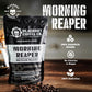 Blackout Coffee Morning Reaper Ground Coffee - Medium Roast, Bold & Strong Flavor - Freshly Roasted 12oz Bag, American Made