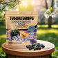 Tummydrops, No Sugar Sweet Blackberry Ginger Flavor, Gluten Free & Vegan, 33 Individually Wrapped Organic Ginger Lozenges Made W