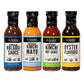 Lucky Foods Variety pack of Kimchi Mayo, Kimchi Hot (Sweet & Spicy), Bulgogi & Oyster Flavored Sauces (4 bottles/total 55.75 oz)