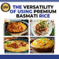 Crown Basmati White Rice - Instant Microwave Rice, 10 Pound (Pack of 1)