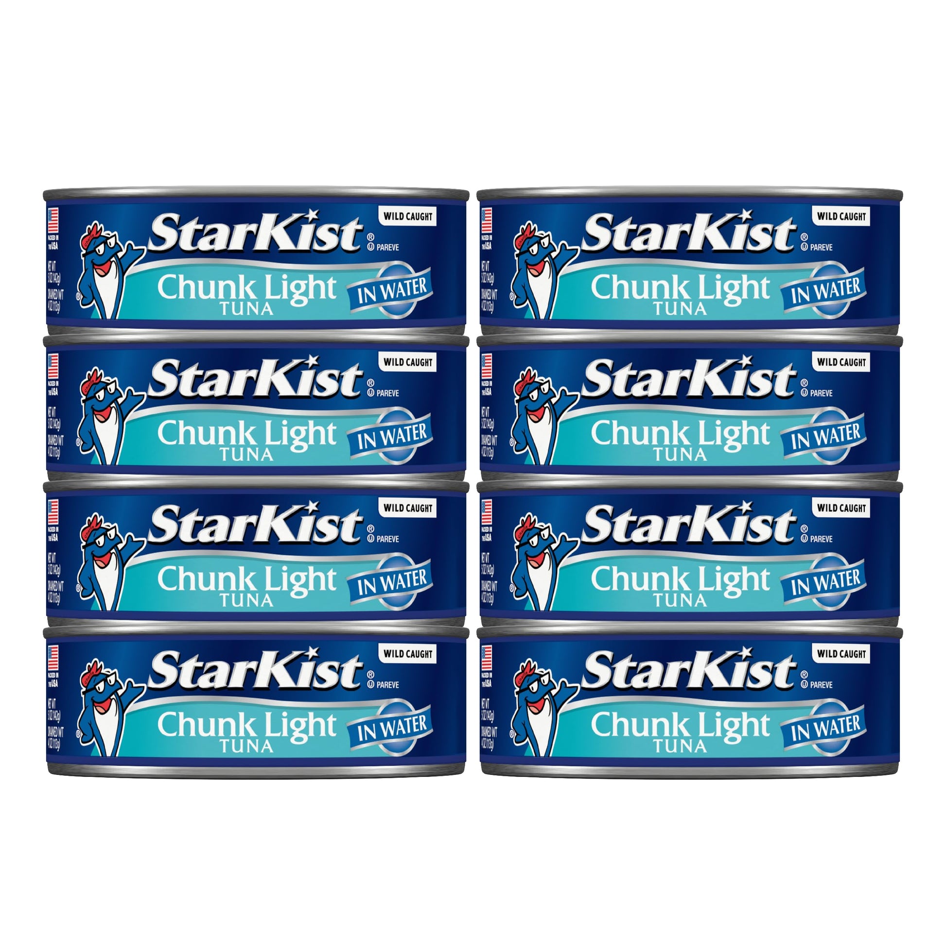 StarKist Chunk Light Tuna in Water, 5 Ounce (Pack of 8)