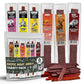 Jerky-n-Spice Buffalo Bobs Beef Jerky Variety Gift Set, Exotic Sampler Pack, 6 Pack, 0.88 Ounce Each, Assorted Snacks for Men