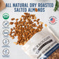 Burroughs Family Farms 3 Lb Roasted Salted Almonds - Usda Organic, First Regenerative Organic Certified Almond Farm - 2X The Ant