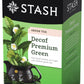 Stash Tea Decaf Premium Green Tea, Non-GMO, 18 Count (Pack of 6), Model 08259, 108 Bags Total