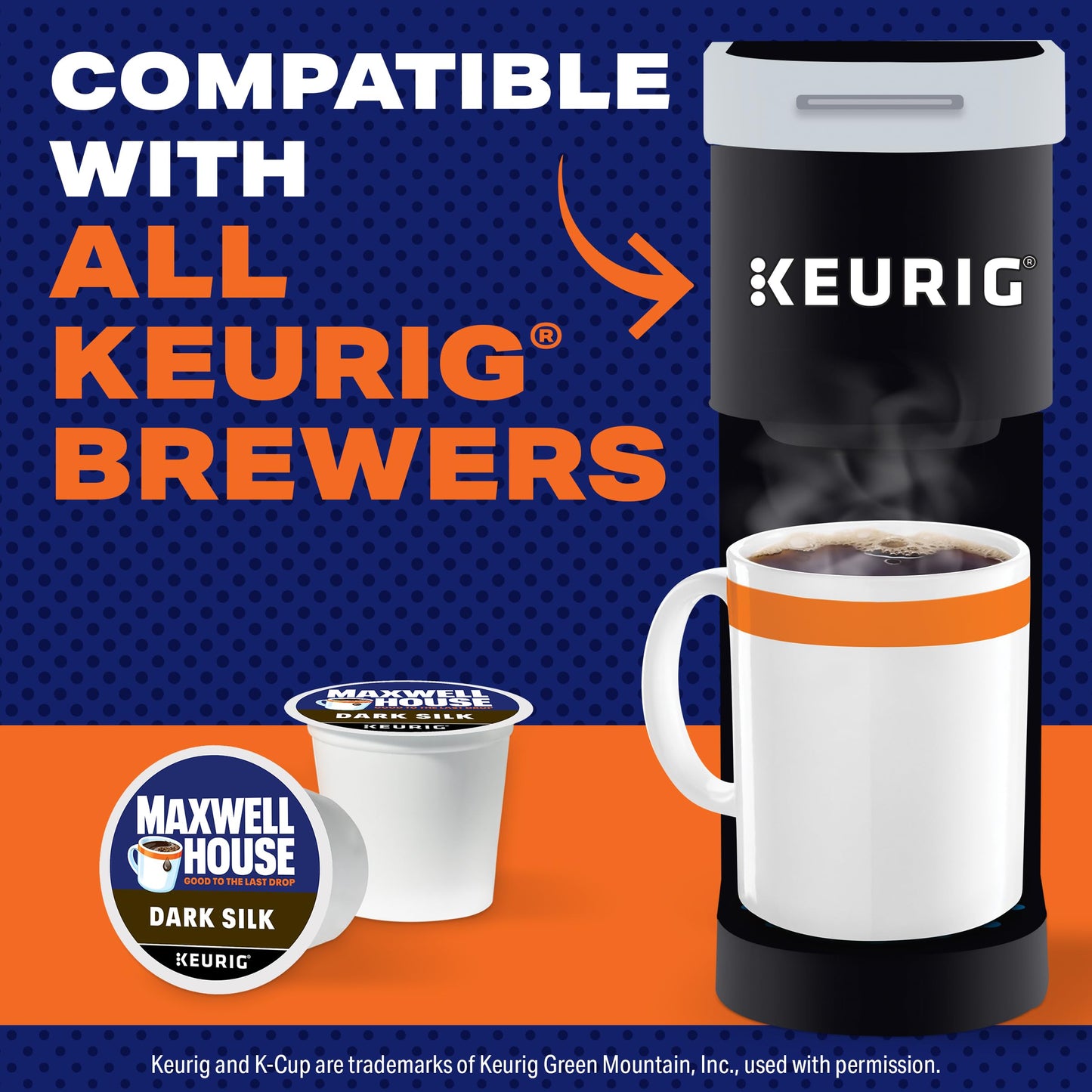 Maxwell House Dark Silk Dark Roast K-Cup Coffee Pods (84 ct Box)