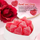 NY Spice Shop Peach Hearts Gummy Candy - 1 Pound Peach Flavored Heart Shaped Candy - Peach Gummies Candy - Peach Gummy Candy Sna