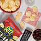 Ritz Crisp And Thins Cream Cheese And Onion Chips, Party Snacks, Bulk Snacks, 6 - 7.1 Oz Bags