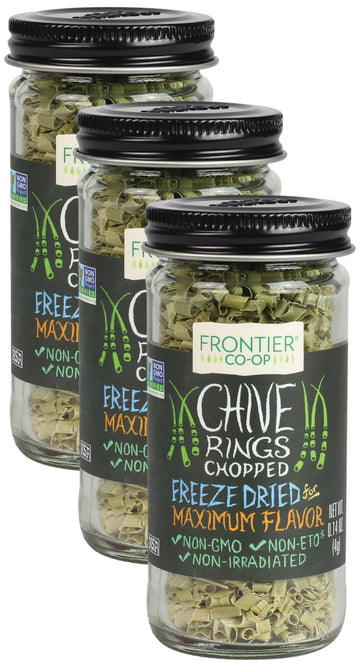 Frontier Natural Products Chives Freeze-Dried, 0.14-Ounce (Pack of 3)