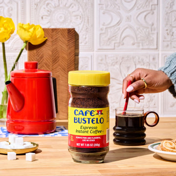 Caf   Bustelo Espresso Style Dark Roast Instant Coffee, 7.05 Ounces