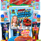 Ashley Dashleys-Chamoy Pickle Kit + Blue Raspberry Pickle Gift Pouch-W/Cotton Candy Crunch Powder, Fruit Roll Ups-Tiktok Trend Items By Foodcrush