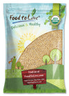 Food to Live Organic Steel Cut Oats, 10 Pounds - 100% Whole Grain Irish Oats, Non-GMO Cereal, Non-Irradiated, Vegan, Bulk, Produ