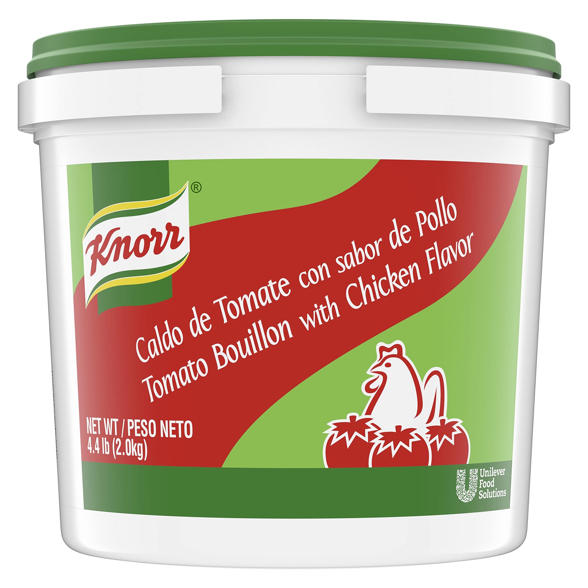 Knorr Professional Caldo de Tomate, Tomato Bouillon with Chicken Flavor Granulated Base, Bouillon as a Base, Marinade, Flavor En