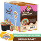 Crazy Cups Chocolate Coffee Pods, Mint Chocolate Chip, 22 Count for K Cup Keurig Machines, Brew Hot or Iced