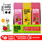 BOB SNAIL Healthy Fruit Snacks for Kids and Adults - 30 Fruit Leather Snacks with Apple, Banana, Strawberry - Vegan Low-Carb Var